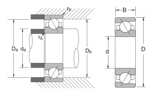 Подшипник Сверхточные подшипники Подшипник 7001 CTRDULP3 по выгодным ценам Лобня