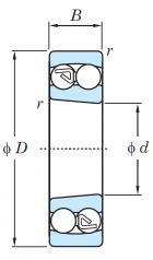 Подшипник Серия 22... Подшипник 2210 K по выгодным ценам Лобня
